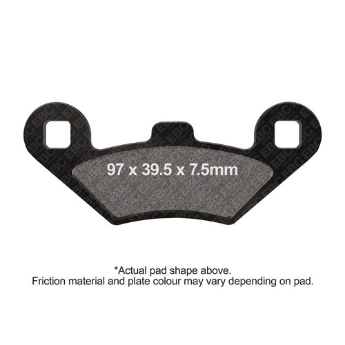 Ebc scooter brake pads rear - ebc,