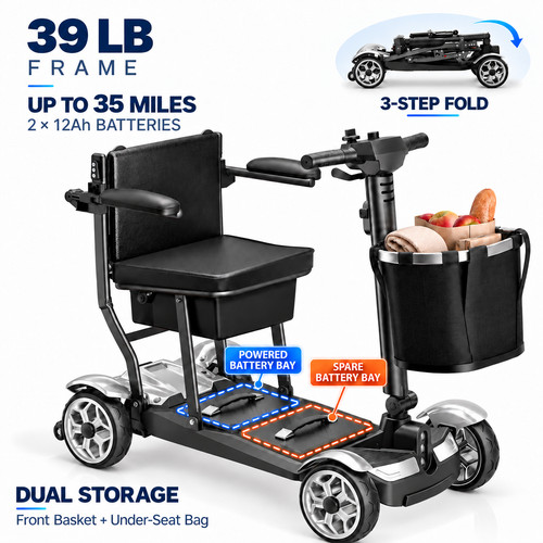 Wheel mobility scooter for - mobility,