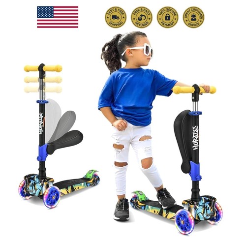 Wheeled scooter for kids - 3-wheeled,