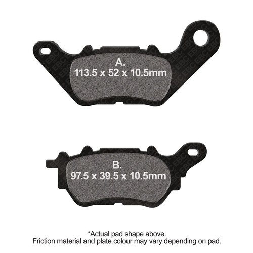 Ebc scooter brake - ebc, set