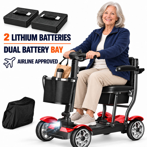 39lb wheel folding mobility - 4-wheel,